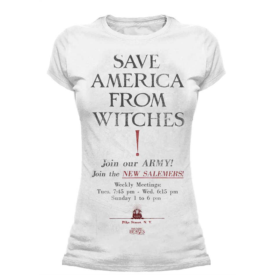 FANTASTIC BEASTS - SAVE AMERICA - Donna - (L) - T-Shirt