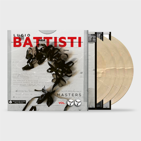 LUCIO BATTISTI - MASTERS VOL.2 (3LP - CLEAR MIX WHITE | COMPILATION - 2024)