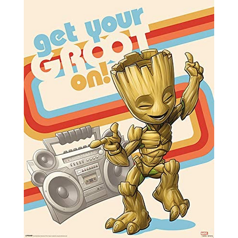 GUARDIANI DELLA GALASSIA - GET YOUR GROOT ON - 750 - POSTER 40X50 CM
