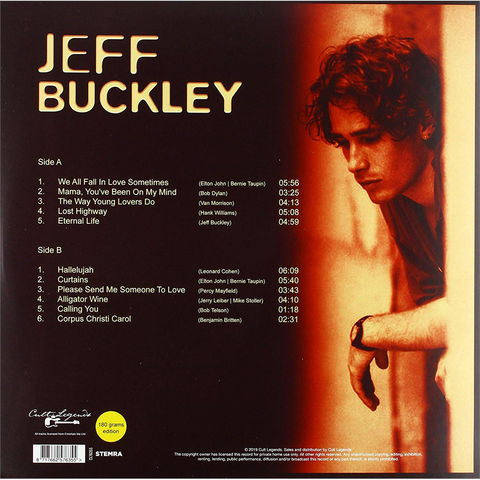 JEFF BUCKLEY - Best of DREAMS OF THE WAY (LP - live - 1992)