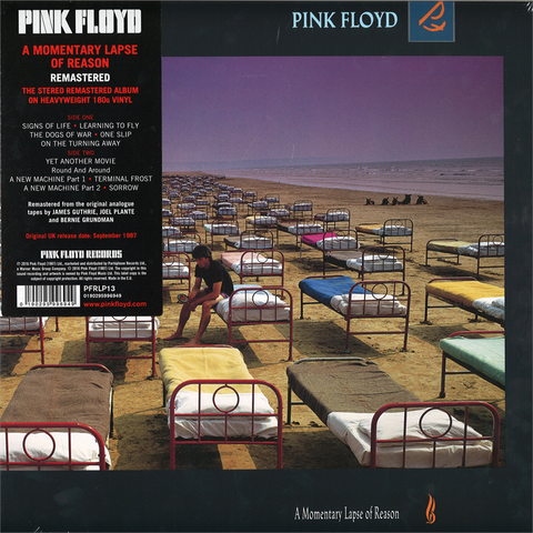 PINK FLOYD - A MOMENTARY LAPSE OF REASON (LP - 1987)