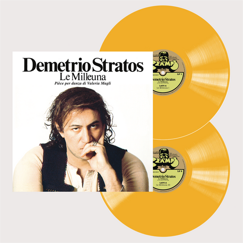DEMETRIO STRATOS - LE MILLEUNA (2LP - giallo | rem22 - 1990)