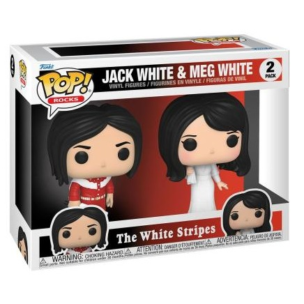 THE WHITE STRIPES - JACK AND MEG WHITE - funko pop! rocks