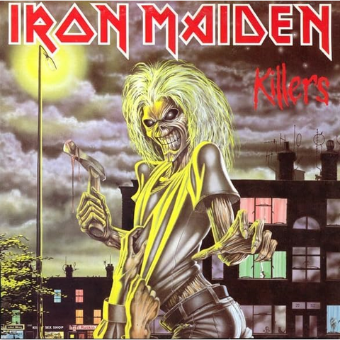 IRON MAIDEN - KILLERS (LP - REM24 - 1981)