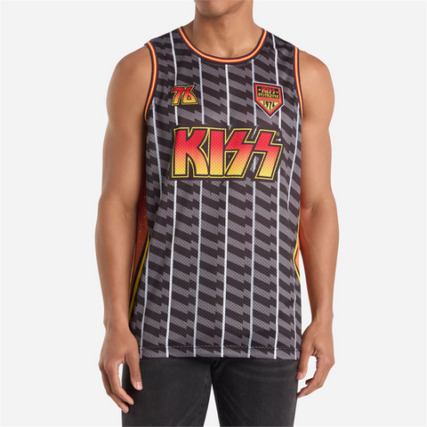 KISS - DESTROYER - NERO - (L) - BASKETBALL JERSEY