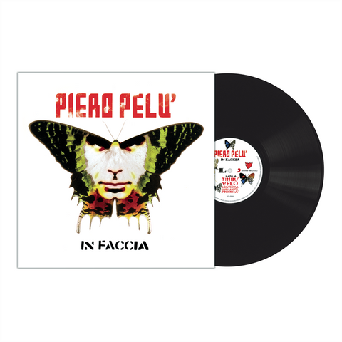PIERO PELU' - IN FACCIA (LP - NUM. AUTOGRAFATO | REM’21 - 1996)