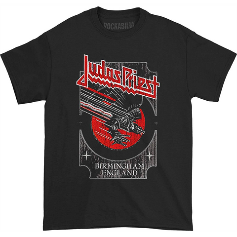 JUDAS PRIEST - SILVER AND RED VENGEANCE - nero