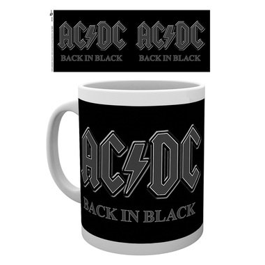 AC/DC - BACK IN BLACK - tazza