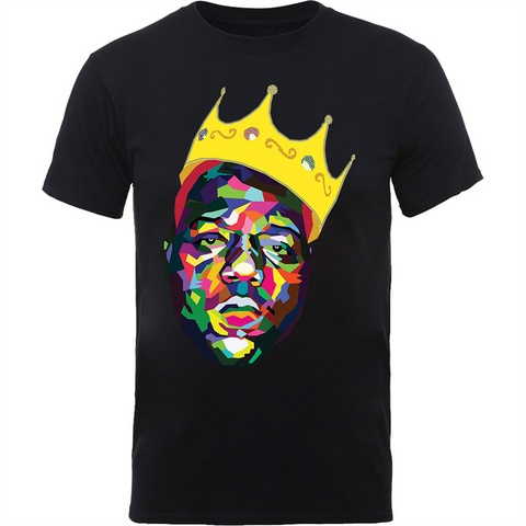 NOTORIOUS B.I.G. - BIGGIE CROWN - NERO - (XL) - T-SHIRT
