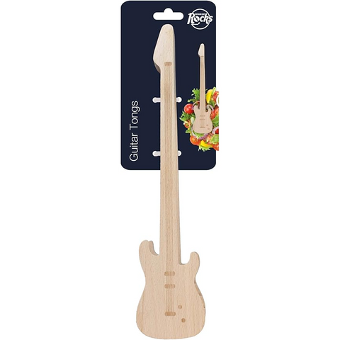PINZE ROCK & ROLL CHITARRA - LEGNO - PINZE INSALATA | GUITAR TONGS