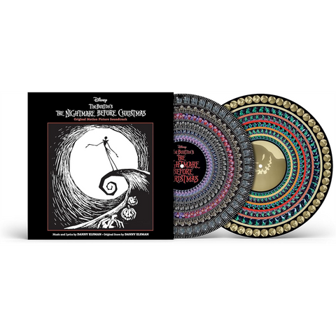NIGHTMARE BEFORE CHRISTMAS - SOUNDTRACK - NIGHTMARE BEFORE CHRISTMAS (2LP - zoetrope picture disc | ltd ed | rem23 - 1993)