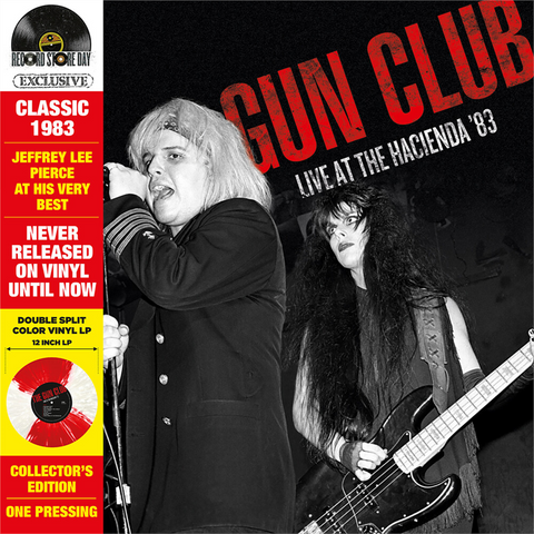 GUN CLUB - LIVE AT THE HACIENDA '83 (LP - rosso splatter | RSD'22 - 1983)