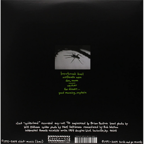SLINT - SPIDERLAND (LP - DVD+DOWNLOAD+BOOK | REM’14 - 1991)