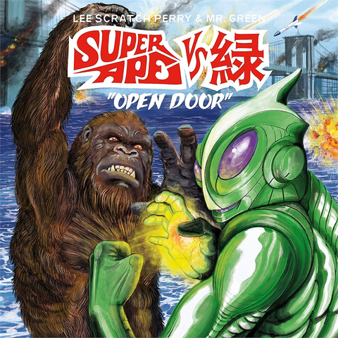 LEE PERRY & MR.GREEN - SUPER APE vs. GREEN: open door (LP - ltd - 2019)
