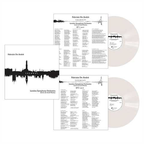 FABRIZIO DE ANDRE' - SOGNO N 1 (2LP - BIANCO | NUM. | REM22 - 2011 )