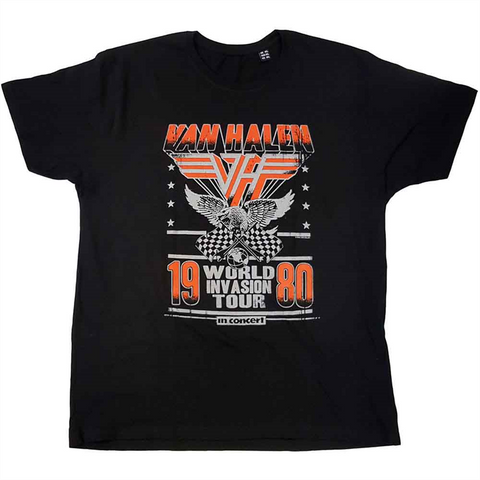 VAN HALEN - INVASION TOUR '80 - unisex - (M) - T-Shirt