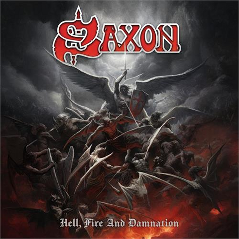 SAXON - HELL, FIRE AND DAMNATION (LP - indie only | red marbled - 2024)
