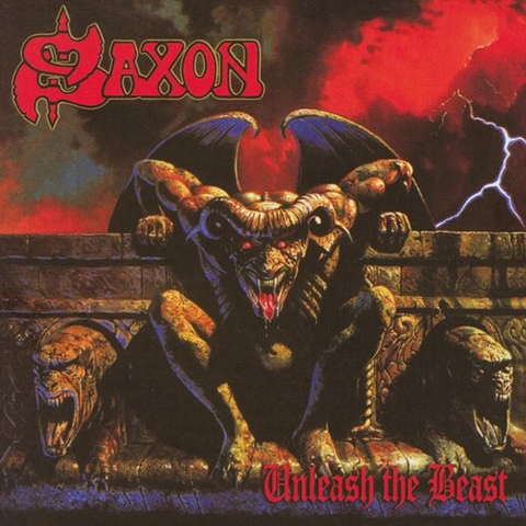 SAXON - UNLEASH THE BEAST (LP - REM25 - 1997)