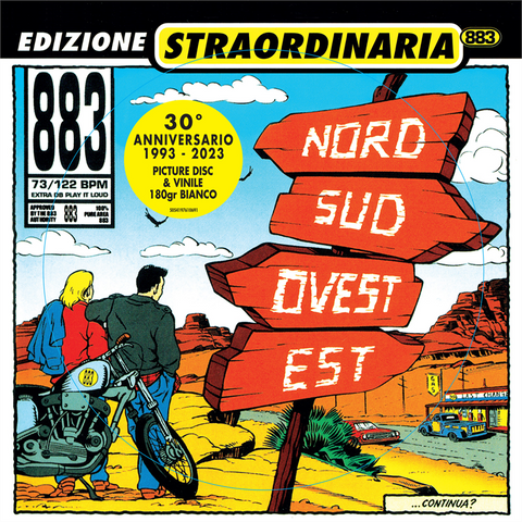 883 - NORD SUD OVEST EST (2LP - 30th ann | bianco&picture disc | rem23 - 1993)
