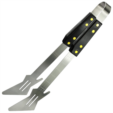 PINZE BBQ CHITARRA - ACCIAIO INOSSIDABILE | MANICO LEGNO