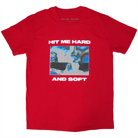 BILLIE EILISH - HIT ME HARD & SOFT - ROSSO - (L) - TSHIRT