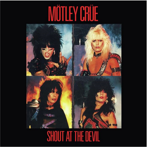 MOTLEY CRUE - SHOUT AT THE DEVIL (LP - 40th ann | black in ruby | rem23 - 1983)
