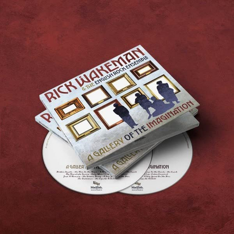 RICK WAKEMAN & THE ENGLISH ROCK ENSAMBLE - A GALLERY OF THE IMAGINATION (2023 - CD+DVD)