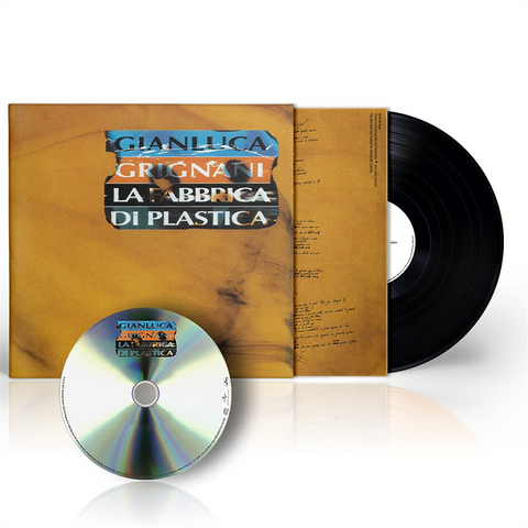 GIANLUCA GRIGNANI - LA FABBRICA DI PLASTICA (LP+cd - black | rem'21 - 1996 )