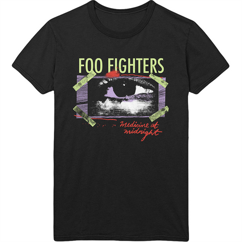 FOO FIGHTERS - MEDICINE AT MIDNIGHT TAPED - nero - (L) - t-shirt
