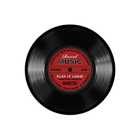 TAPPETINO MOUSE Â€“ MOUSEPAD - RECORD MUSIC (VINILE) – RED