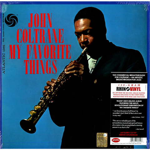 JOHN COLTRANE - MY FAVORITE THINGS (LP - REM10 - 1961)