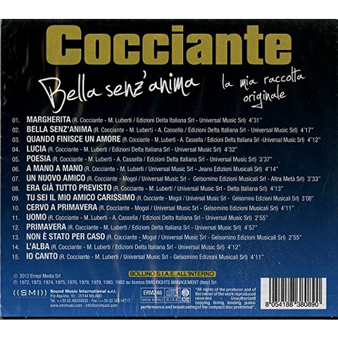 RICCARDO COCCIANTE - BELLA SENZ'ANIMA - essential recordings (best)