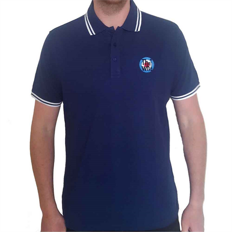 THE WHO - TARGET LOGO - navy - (L) - polo