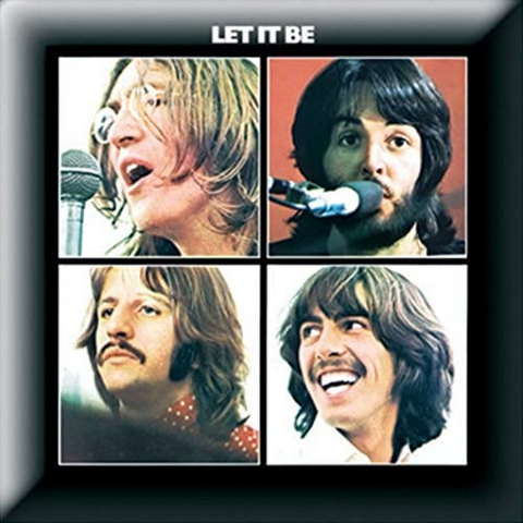 THE BEATLES - LET IT BE ALBUM - SPILLA / BADGE