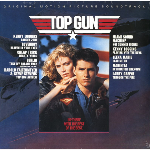 TOP GUN - SOUNDTRACK - TOP GUN (LP - rem16 - 1986)