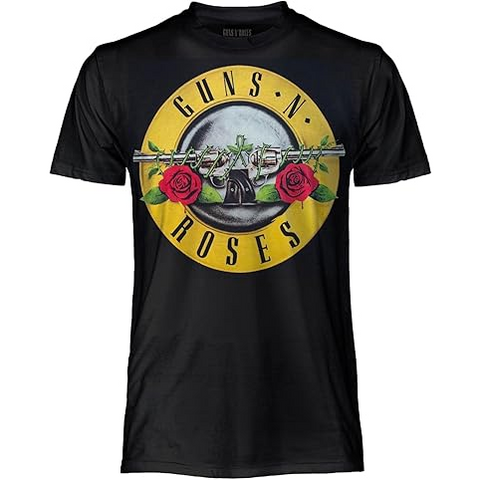 GUNS N ROSES - CLASSIC LOGO - NERO - (M) - TSHIRT