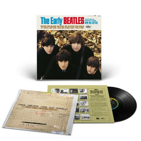 THE BEATLES - THE EARLY BEATLES (LP - REM24 - 1965)