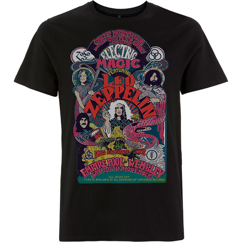 LED ZEPPELIN - ELECTRIC MAGIC: Full Color - Nero - (S) - T-Shirt