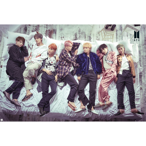 BTS - GROUP BED - 734 - POSTER