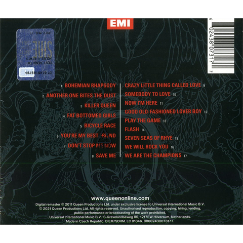 QUEEN - GREATEST HITS (1981 - LTD SLIPCASE | REM'21)