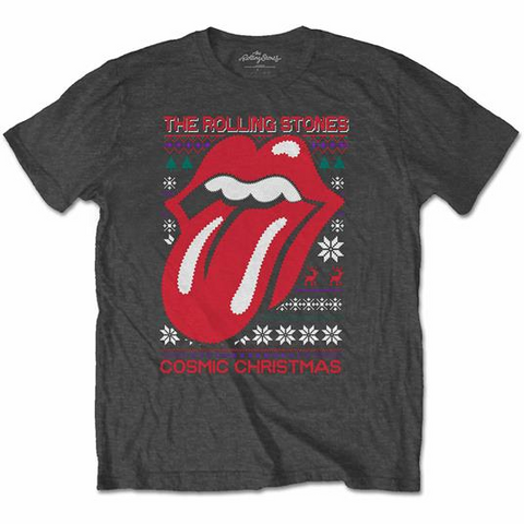 THE ROLLING STONES - COSMIC CHRISTMAS - UNISEX - (L) - T-SHIRT