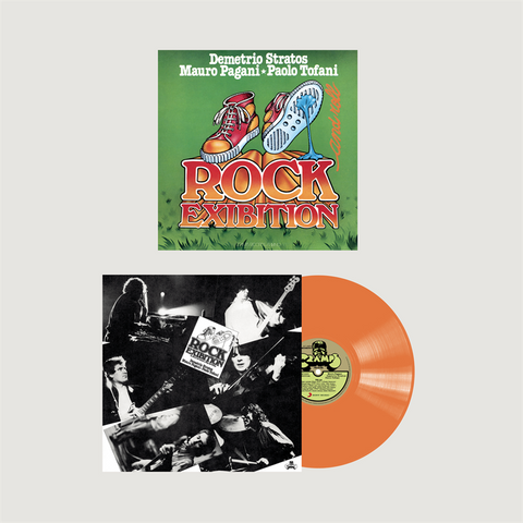 DEMETRIO STRATOS - PAGANI/TOFANI - ROCK AND ROLL EXIBITION (LP - live | arancione | rem22 - 1979)