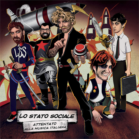 LO STATO SOCIALE - ATTENTATO ALLA MUSICA ITALIANA (3LP - sanremo - 2021)