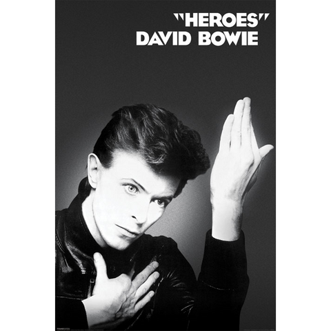 DAVID BOWIE - 268 - HEROES - posterm