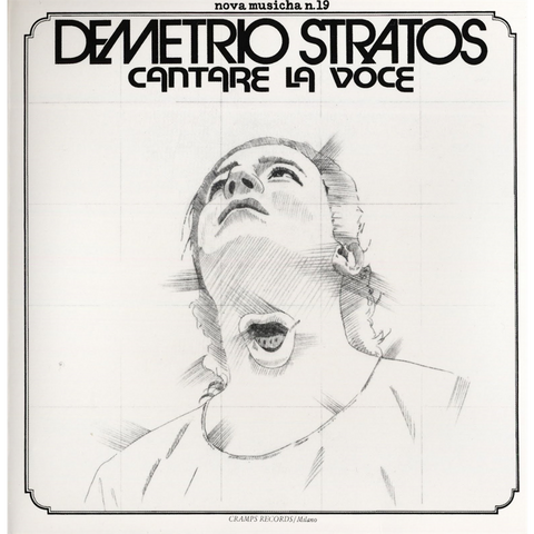 DEMETRIO STRATOS - CANTARE LA VOCE (LP - bianco | rem22 | num - 1978)