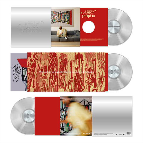 FRAH QUINTALE - AMOR PROPRIO (LP - ARGENTO | POSTER AUTOGRAFATO - 2025)