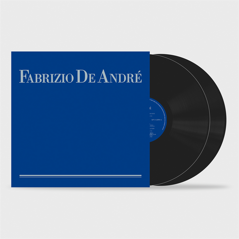 FABRZIO DE ANDRE' - FABRIZIO DE ANDRE': ANTOLOGIA BLU (2LP - BEST OF | REM24 - 1986)