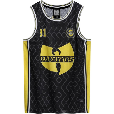 WU-TANG CLAN - C.R.E.A.M. - NERO - (L) - BASKETBALL JERSEY