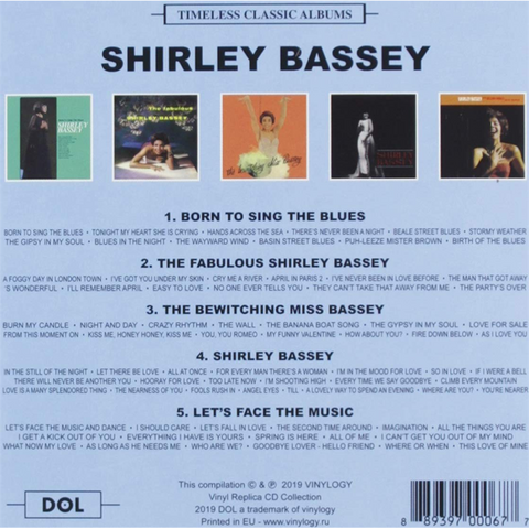 SHIRLEY BASSEY - TIMELESS CLASSIC ALBUMS (4CD)