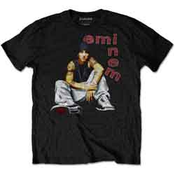 EMINEM - LETTERS - NERO - (XL) - TSHIRT